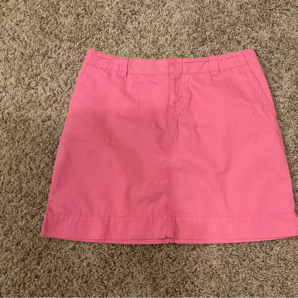 Lily Pulitzer hot pink cotton skirt